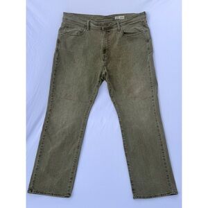 Cremieux Premium Denim | Relaxed Straight Jeans | Olive Green | 40x30